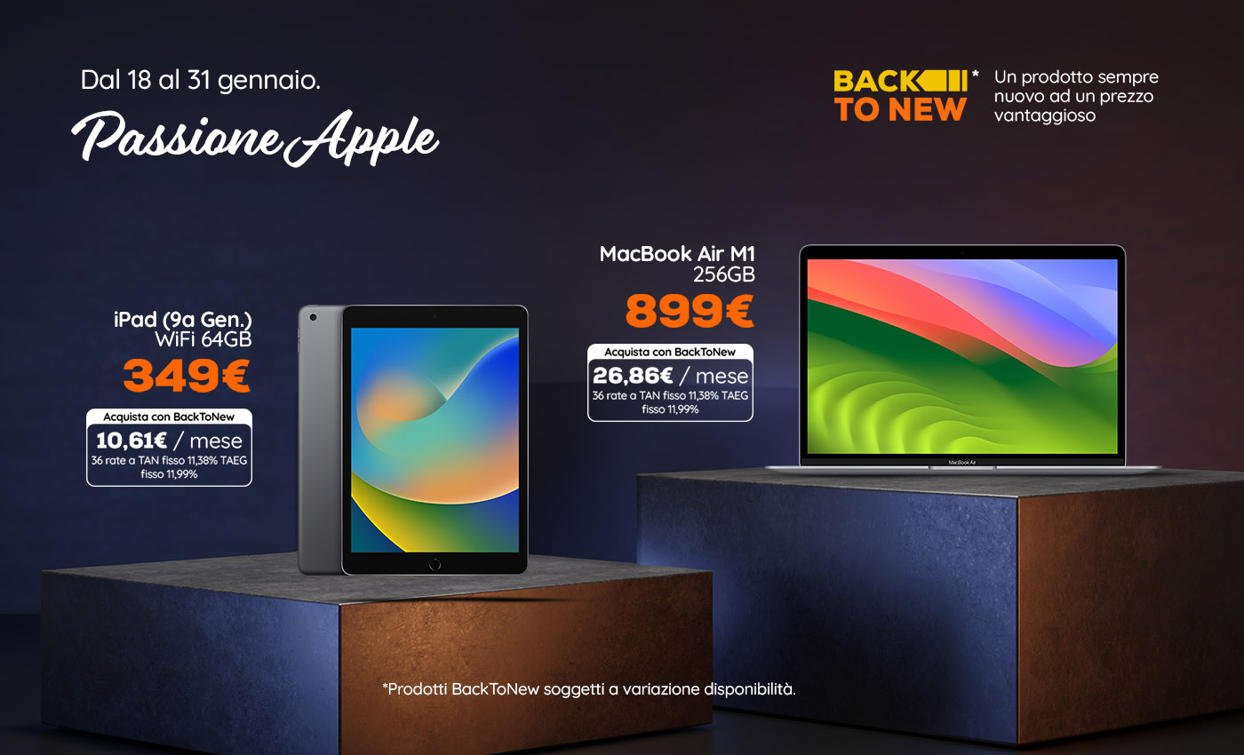 Passione Apple: scopri le offerte su MacBook e iPad! - SME