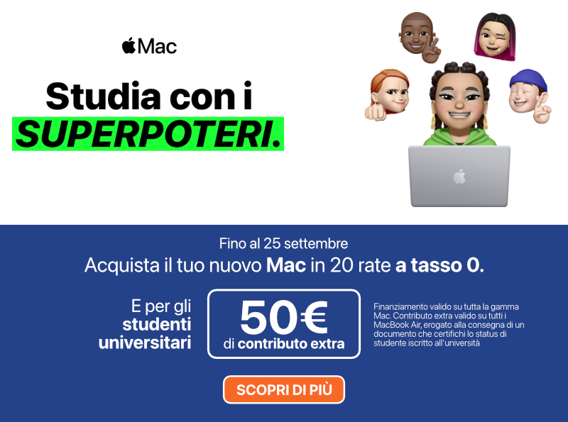 MAC. Studia con i SUPERPOTERI. 